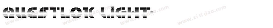 Questlok Light字体转换